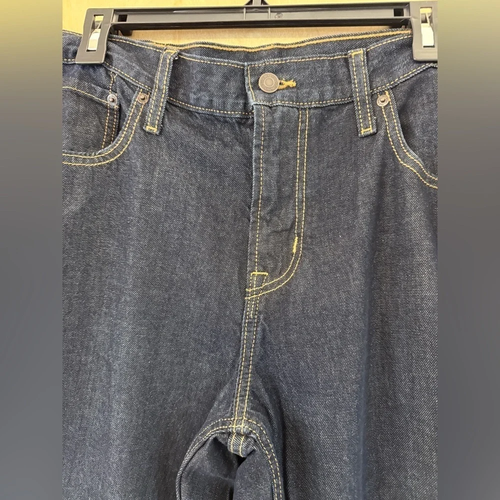 Old Navy Men's Dark Blue Slim Athletic Taper Jeans